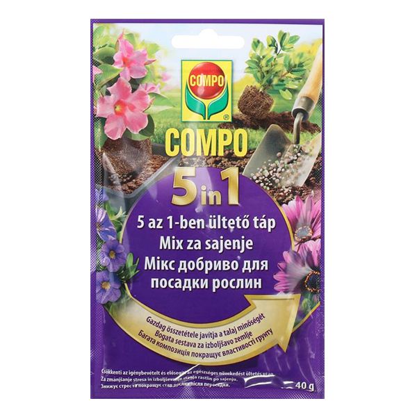 Добриво Compo 5 в 1 мікс для посадки рослин 40 г 3532