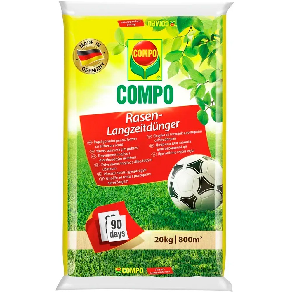 Тверде добриво Compo для газонів 20 кг 5284