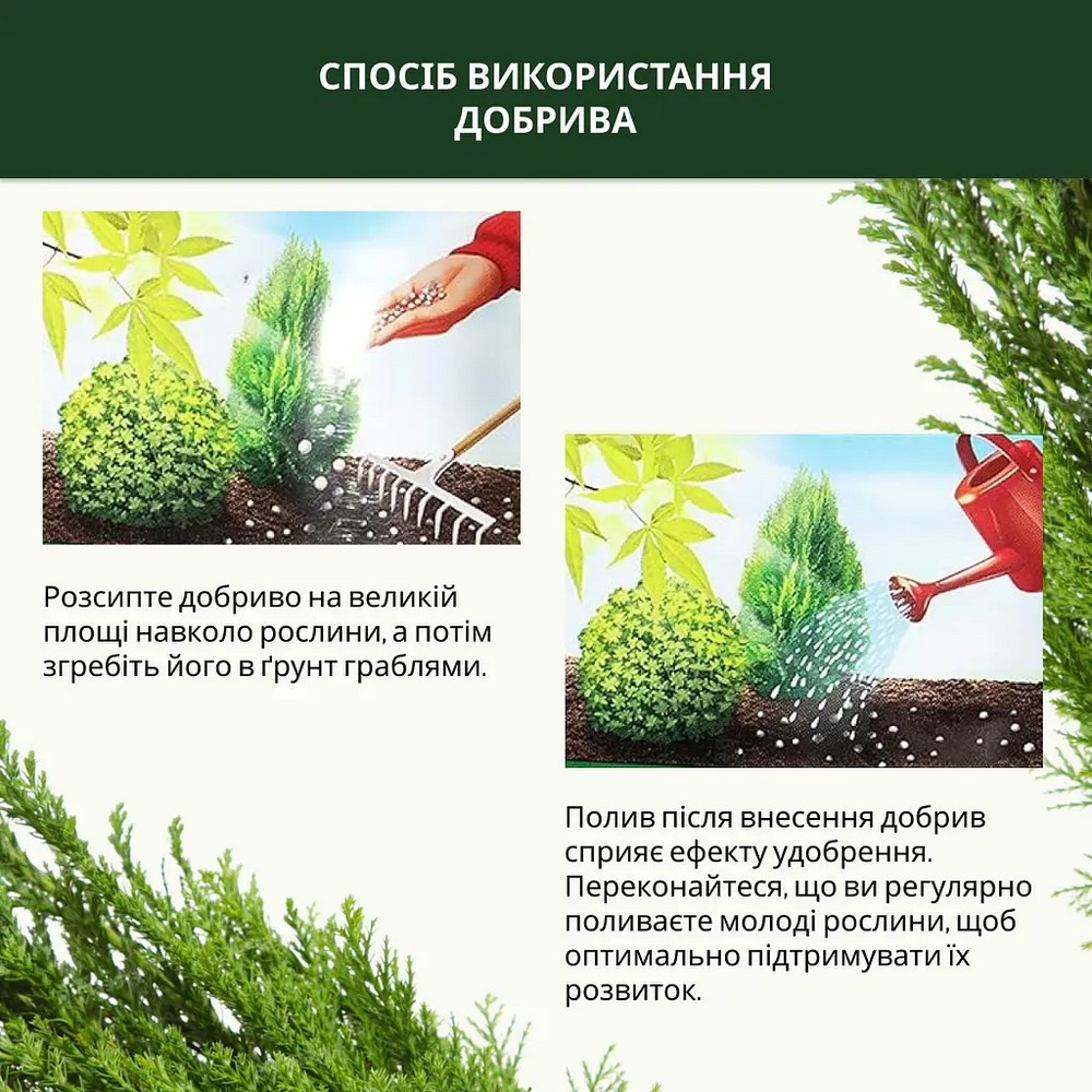 Тверде добриво Compo Turbo для швидкого зростання рослин та живоплотів 4 кг 2466